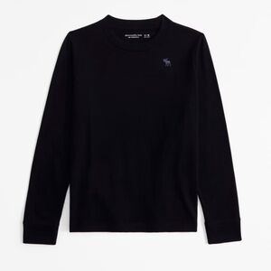 Abercrombie kids long sleeve top black size 17/18
